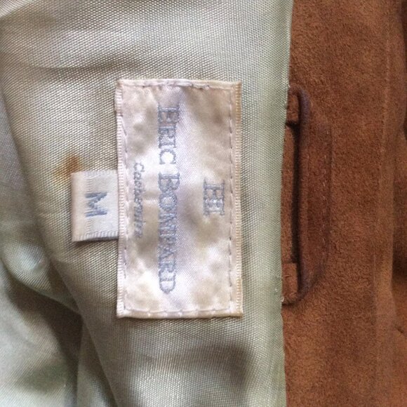 Éric Bompard classic tie waist suede jacket - Picture 2 of 4